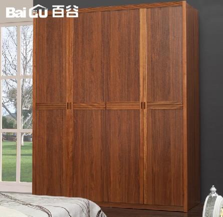 百谷 特价简易组合衣柜 实木衣柜 