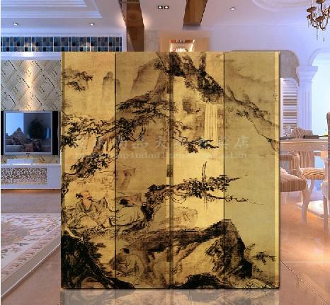  隔断玄关门 时尚折叠屏风 办公酒店装饰