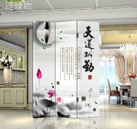 实木框超厚办公屏风隔断玄关客厅 3025