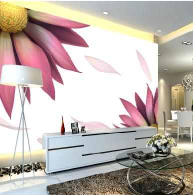客厅电视背景墙纸壁画