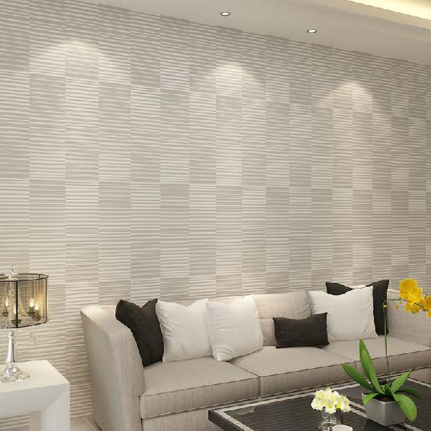 现代简约个性几何抽象格子无纺布壁纸