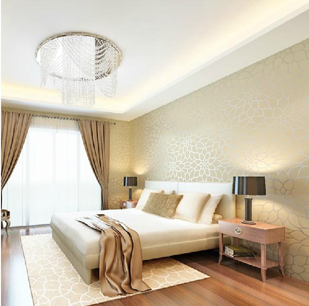 N墙纸壁纸卧室欧式大花PVC墙纸