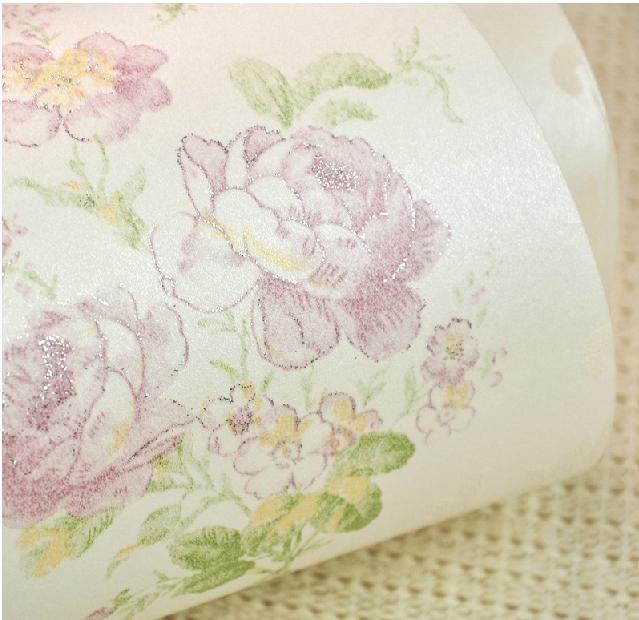 Q家装壁纸卧室温馨田园浪漫碎花墙纸