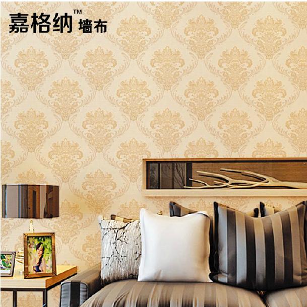嘉格纳无纺布墙纸欧式宝石花无缝