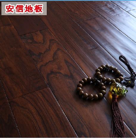 安信地板 槐木 多层实木复合地板 美式自由拼 