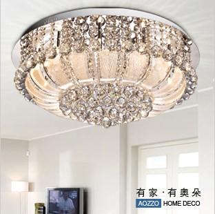 时尚简约吸顶灯水晶灯具客厅餐厅灯奢华卧室灯饰
