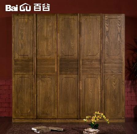 百谷 实木衣柜 中式实木家具