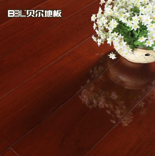 贝尔地板 实木地板18mm 木地板 番龙眼实木 厂