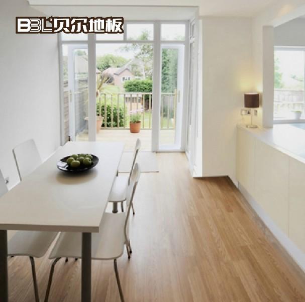 贝尔地板 木地板 复合地板12mm 浅色仿手抓纹 