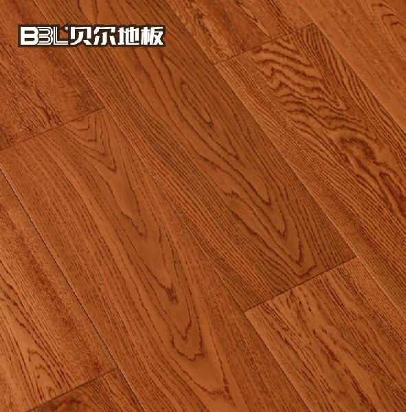 贝尔地板 厂家直销 木地板 实木复合地板 栎木 巴