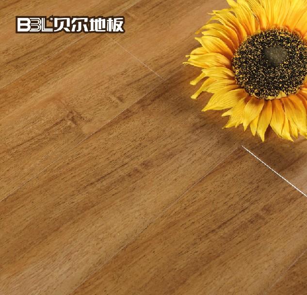 贝尔地板 复合强化木地板12mm 室内亮光 防潮 