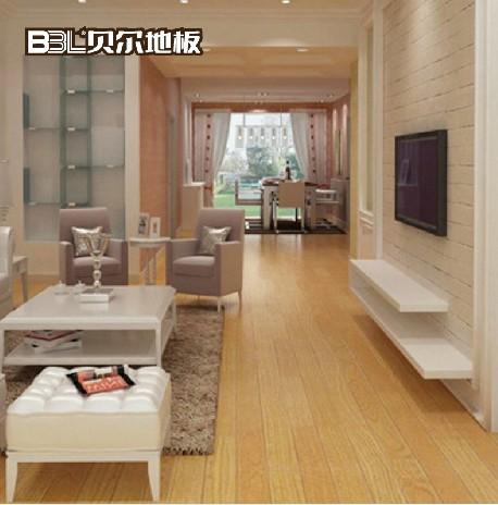 贝尔地板 强化木地板 复合地板 12mm家用防水木