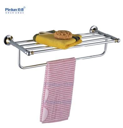 全铜 浴巾架 卫浴五金挂件 浴室置物架