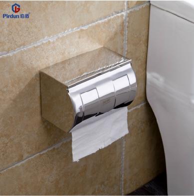 厕纸架 SUS304不锈钢纸巾盒 全封闭式手纸架