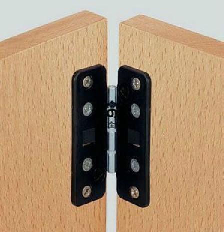 德国海蒂诗 卡入式中间铰链 开启角度180°