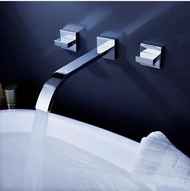 分体暗装入墙式 全铜冷热水 面盆台上盆水龙头