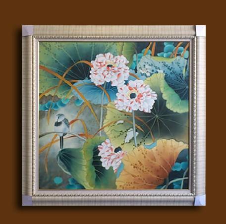 九九郎油画现货-048 工笔花鸟 无框装饰客厅酒店