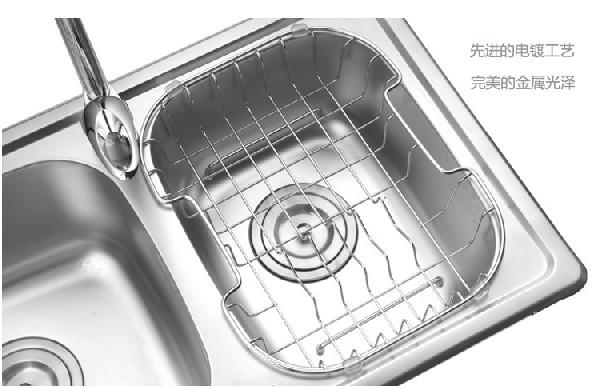 不锈钢水槽套餐厨房洗菜盆加厚双槽水池水盆