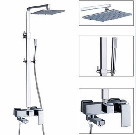  淋浴冷热全铜花洒 简易花洒套装