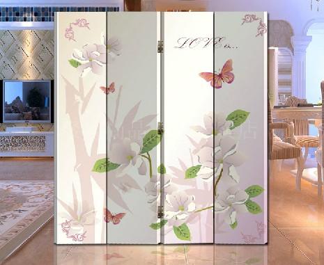  中式双面实木 折叠屏风 时尚客厅办公 玄关隔断