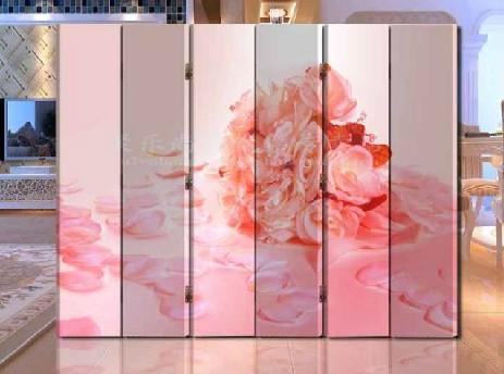 热卖屏风 改善风水 办公酒店 屏风（玫瑰之约