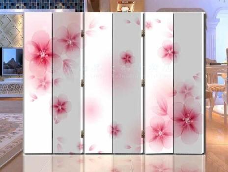 改善风水 时尚折风 办公酒店 隔断（粉红回忆
