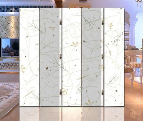 改善风水 田园屏风 隔断 双面布艺 玄关酒店屏风