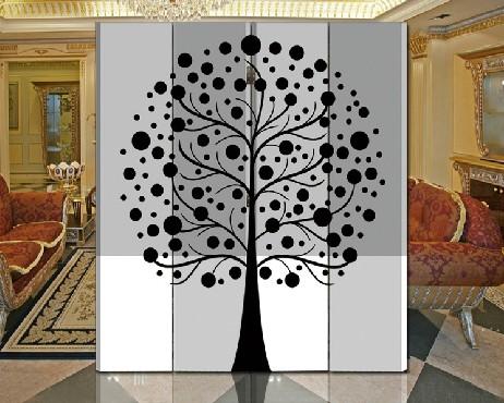 隔断玄关 酒店办公室 客厅 折屏双面 简约个性