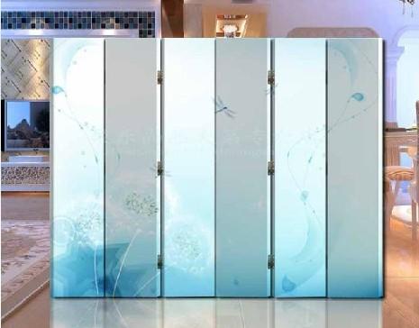 改善风水 办公酒店 时尚装饰 木质折屏（蒲公英）