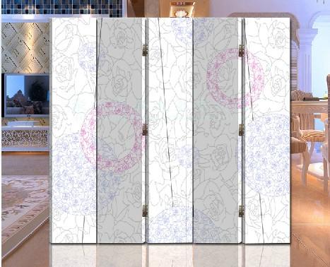 屏风隔断家居玄关隔断办公酒店屏风（抽象）