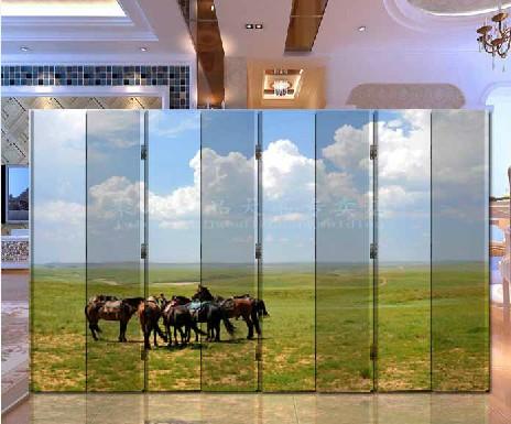 韩式屏风 玄关隔断 客厅 家居 屏风（晴空）