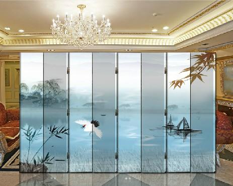  8扇实木屏风 简约时尚客厅办公隔断装饰