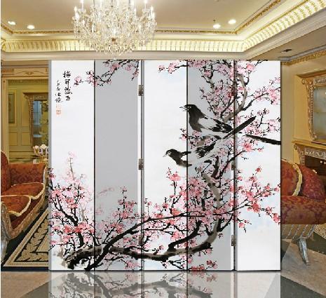 实木双面屏风 玄关隔断 客厅书房隔断装饰