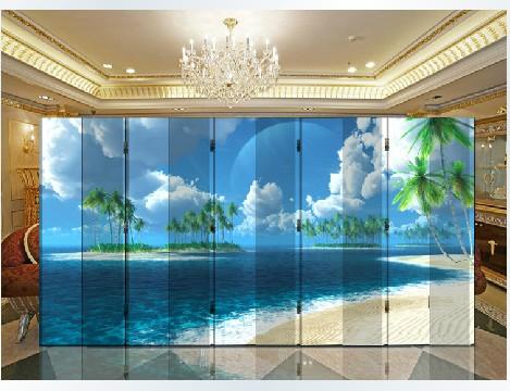  经典实木折叠屏风 时尚办公酒店 玄关隔断