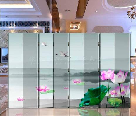 韩式屏风 玄关隔断 客厅 家居 屏风（笔墨江南）