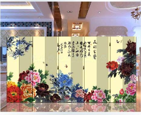 防水10扇 家居客厅办公酒店装饰 蝶恋花