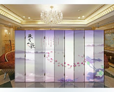 屏风隔断 改善风水9扇 家居办公酒店装饰