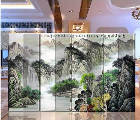 韩式屏风 玄关隔断 客厅 家居 屏风（高山）