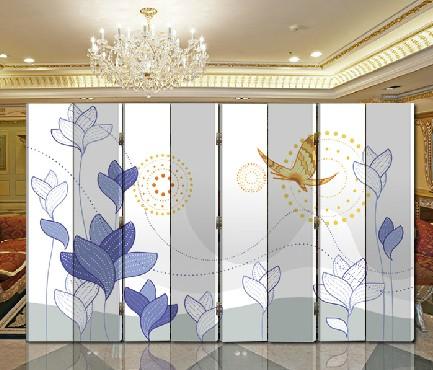 8扇实木屏风 简约时尚客厅办公隔断装饰