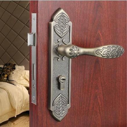 青古铜房门锁 实木门精品执手门锁 