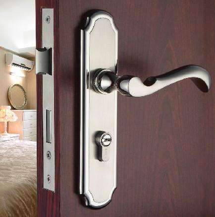 室内门锁执手锁 房门锁 亮丽双色