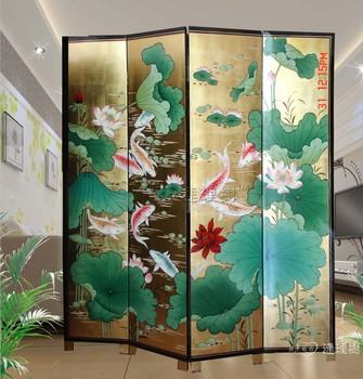 手绘屏风 隔断玄关时尚家居欧式屏风qh4021