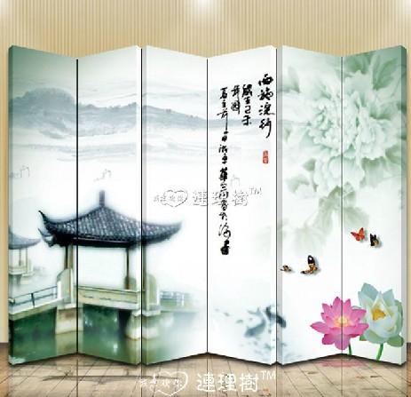 玄关屏风 隔断办公欧式 折屏lls_612