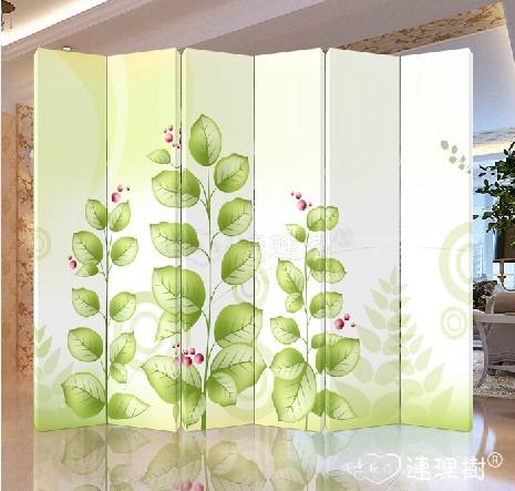 连理树屏风隔断实木欧式玄关时尚家居