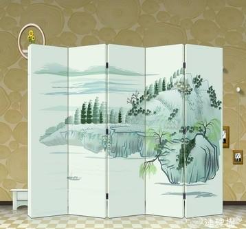 玄关时尚家居简易屏风隔断折屏隔断p5260