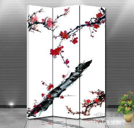 隔断田园 雅致 双面玄关家居屏风 lls_A164