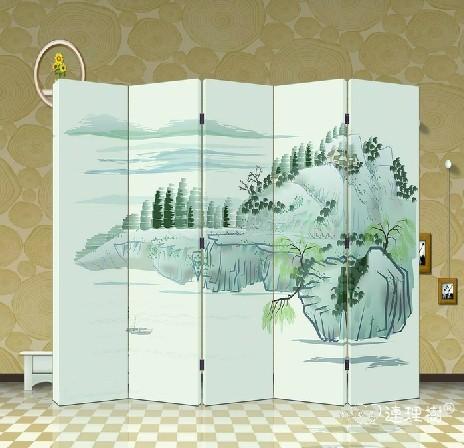 玄关时尚家居简易屏风隔断折屏隔断p5260