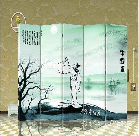 隔断时尚餐厅装饰中国画lls_p5244