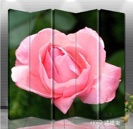 浪漫实木双面屏风隔断玄关可折叠 lo_505