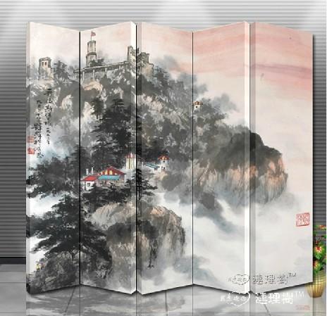 双面实木屏风可定制玄关门厅 lo_532